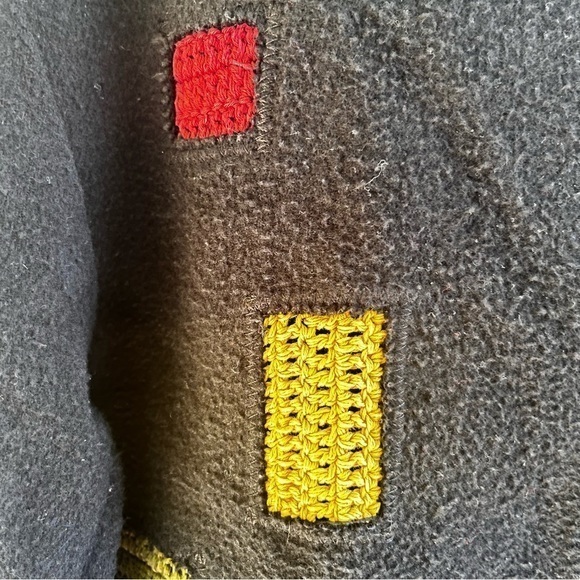 Christopher & Banks Women‎ Embroidered Sweater Shacket Multi Black Sz S/M - Picture 5 of 11